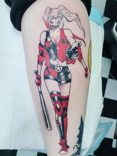 Harley Quinn Tattoo 8