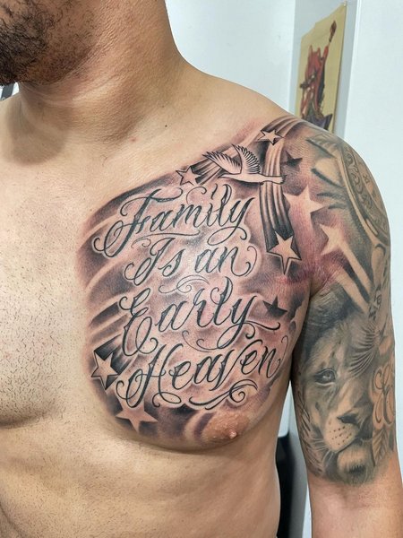 Family Half Sleeve Tattoo