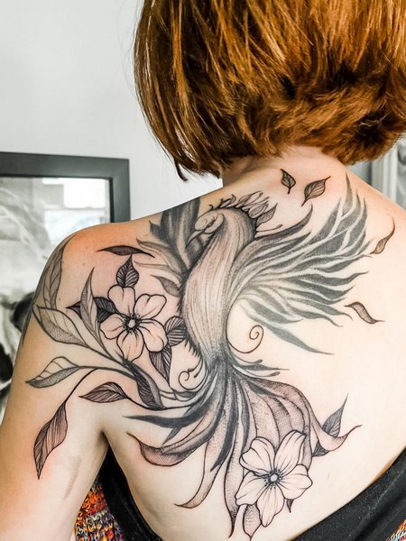 Phoenix Tattoo For Women