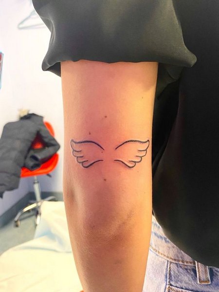 Angel Wing Tattoo On Arm