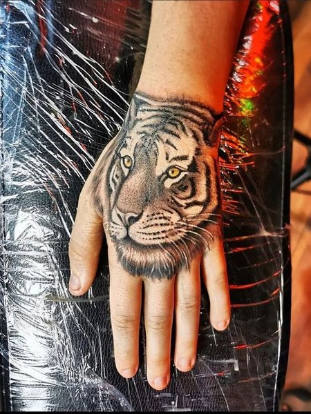 Animal Hand Tattoos for Men