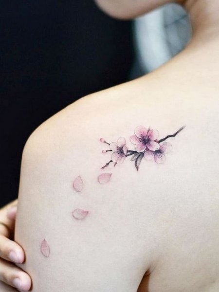 Cherry Blossom Tattoo ideas for Women
