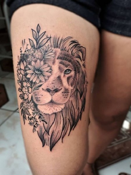 Lion Tattoo ideas For Women