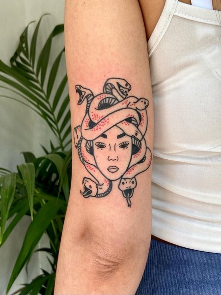 Medusa Arm Tattoo