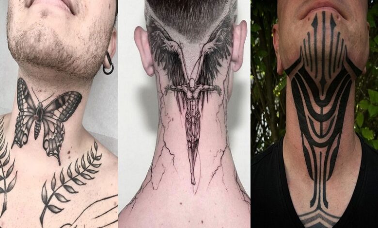 Neck Tattoos For Men