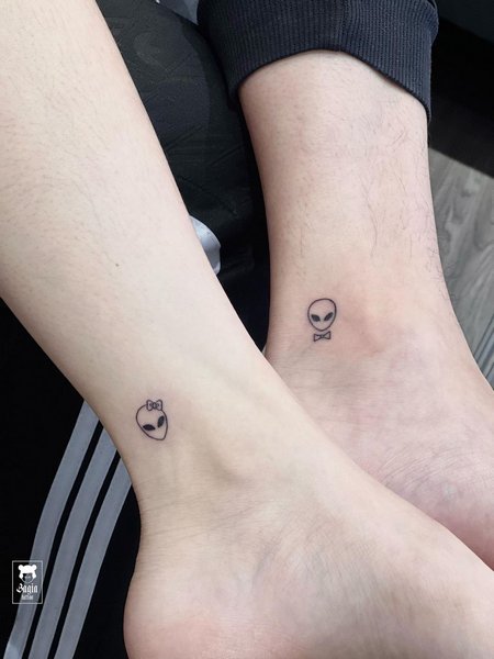 Small Matching Couple Tattoo