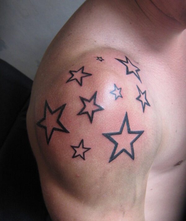 Star Shoulder Tattoo