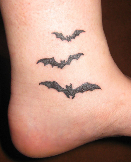 Bat Ankle Tattoos