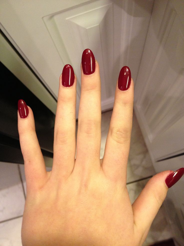 Blood Red Nails