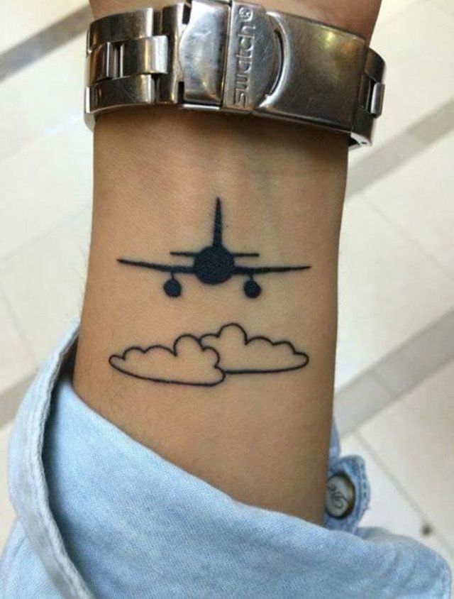 Cloud Wrist Tattoo