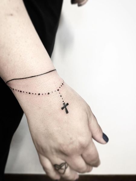 Cross Hand Tattoos For Women