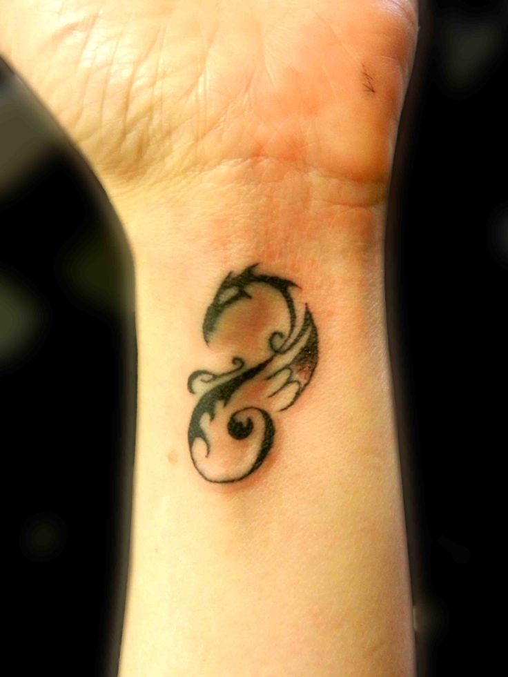 Dragon Wrist Tattoo