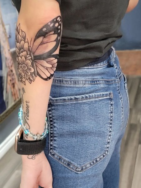 Elbow Tattoos For Females