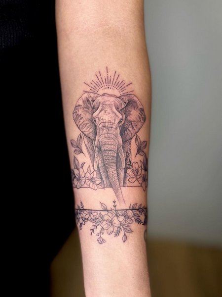 Elephant Bracelet Tattoo