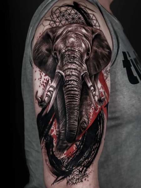 Elephant Tattoos For Men