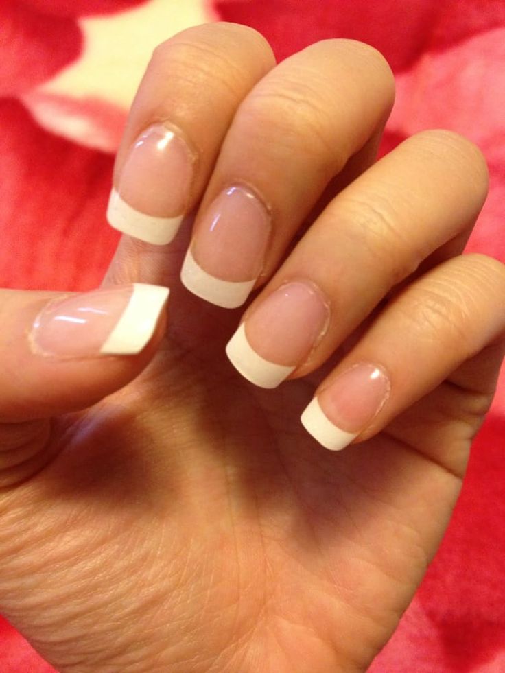 French Tip Acrylic Nails