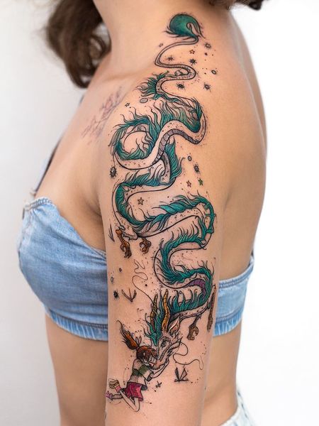 Haku Dragon Tattoo