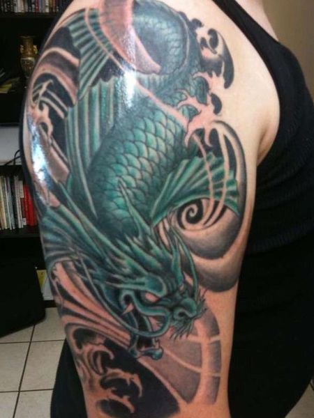 Koi Dragon Tattoo
