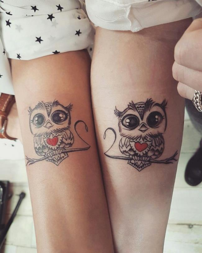 Matching Owl Tattoo
