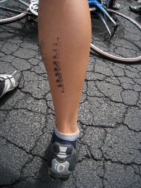 Meaningful Leg Tattoo