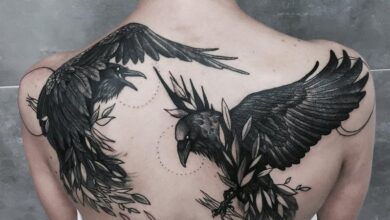 Raven tattoos Designs