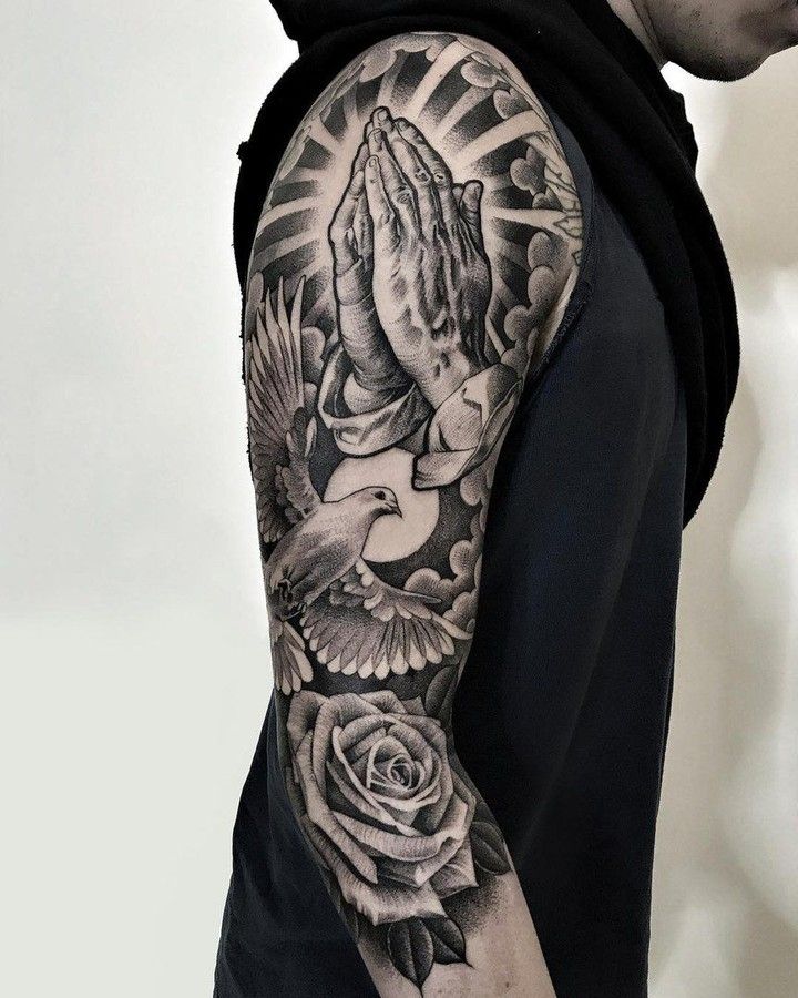 Religious Arm Tattoo