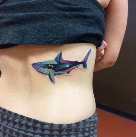 Shark Lower Back Tattoos