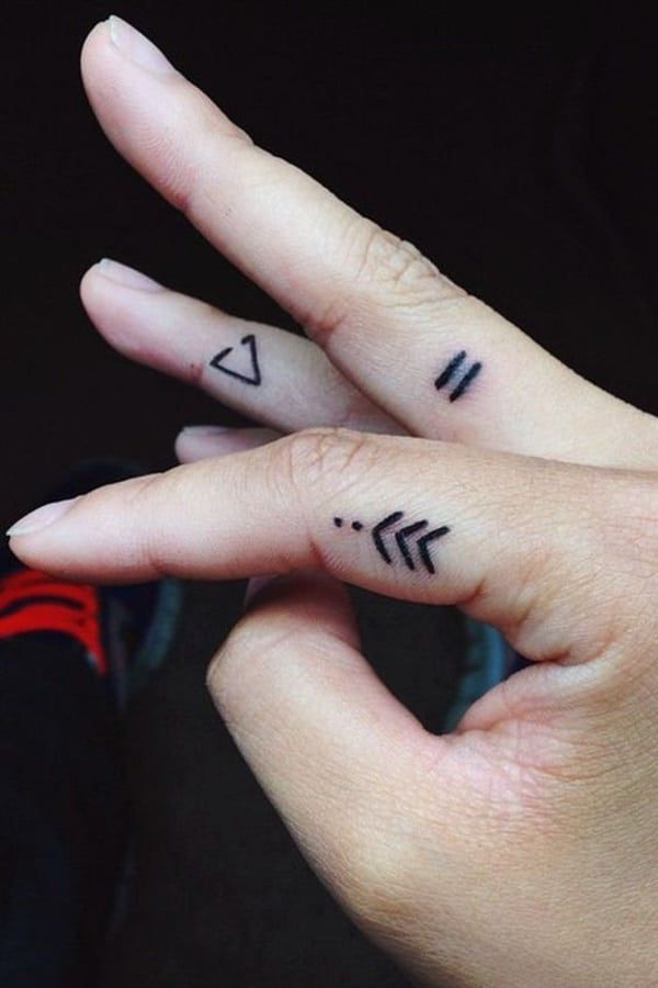Simple Finger Tattoo