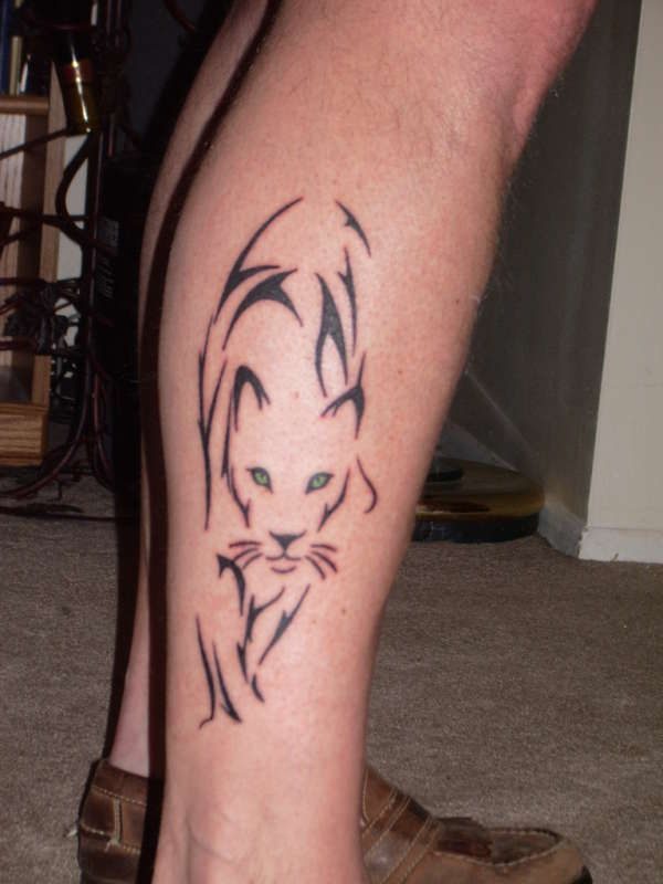 Simple Leg Tattoo