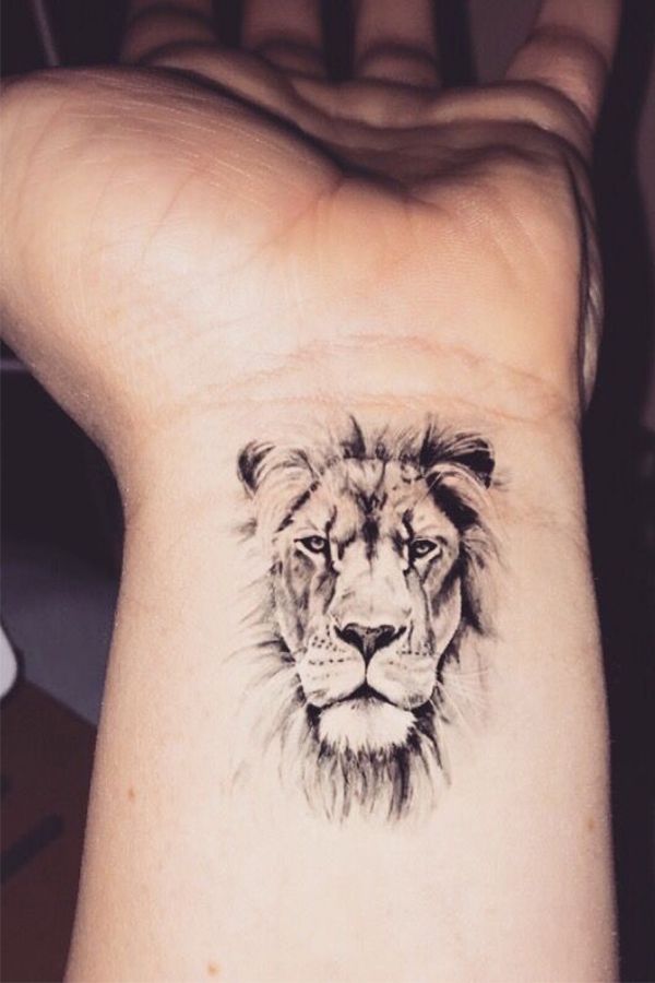 Simple Lion Tattoo