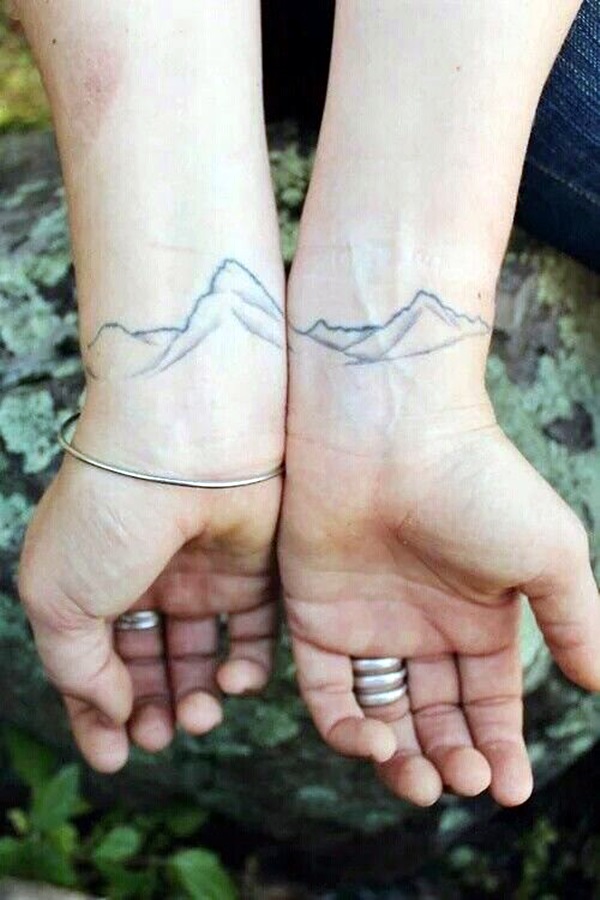Simple Mountain Tattoo