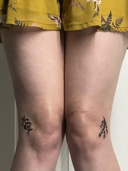 Small Knee Tattoo