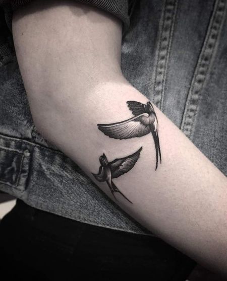 Sparrow Arm Tattoos