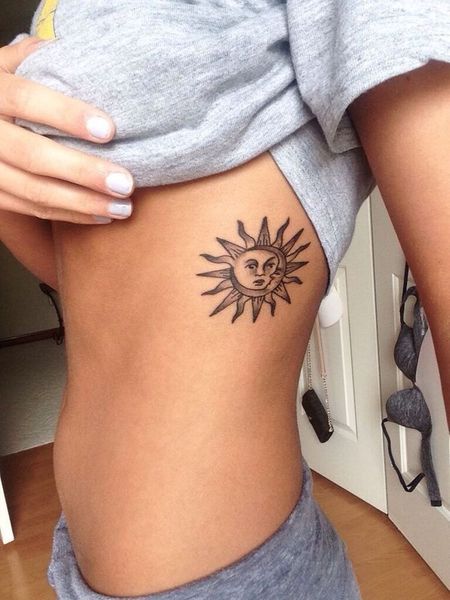 Sun Rib Tattoo