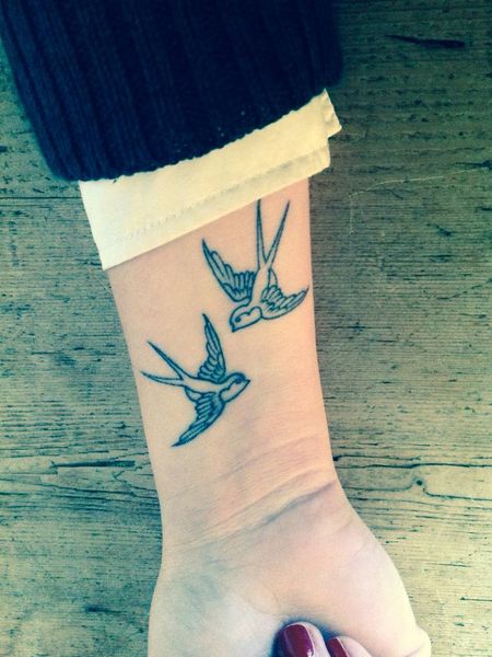 Tiny Swallow Tattoos