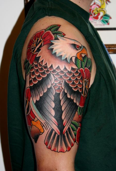 Traditional Hawk Tattoos