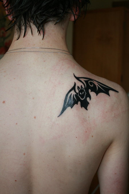 Tribal Bat Tattoos