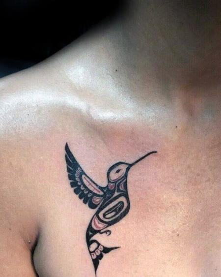 Tribal Hummingbird Tattoos