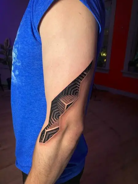 3D Sleeve Tattoo
