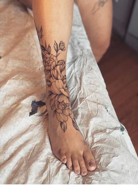Foot And Ankle Tattoo