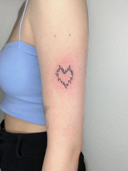 Arm Heart Tattoo