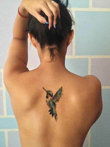Bird Back Tattoo