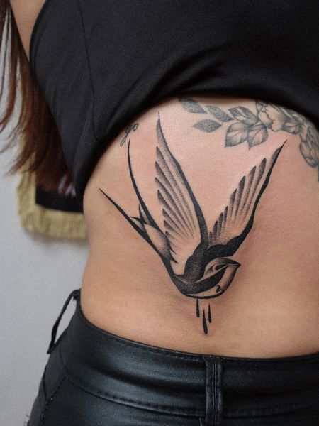 Bird Belly Tattoo