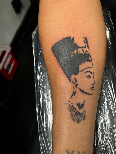 Black Nefertiti Tattoo