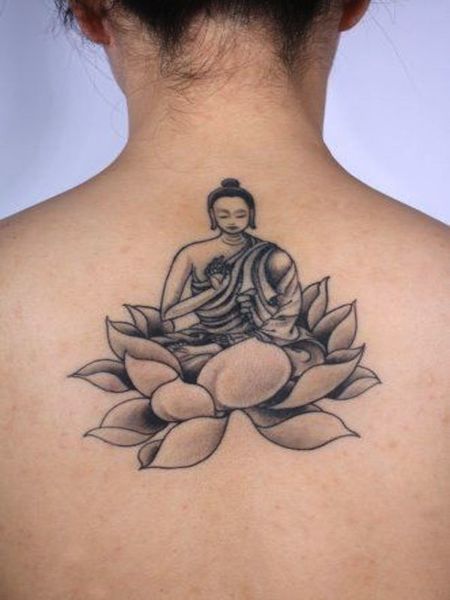 Buddhist Lotus Flower Tattoo
