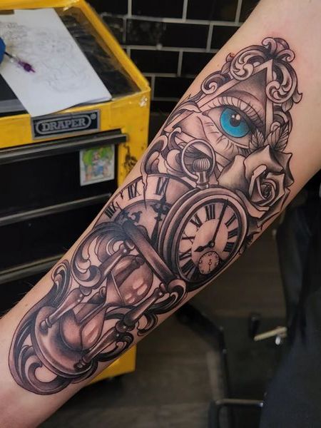Cool Clock Tattoo