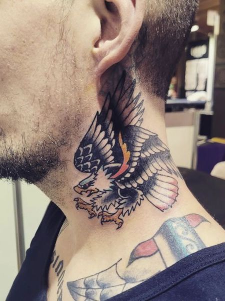 Eagle Neck Tattoo