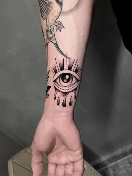 Eye Tattoo on the Wrist