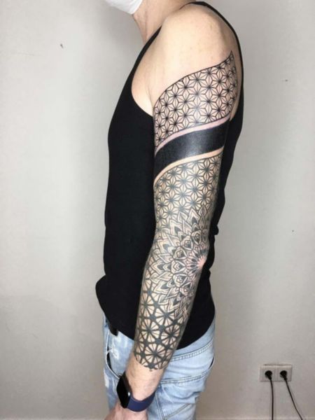 Geometric Blackwork Tattoo