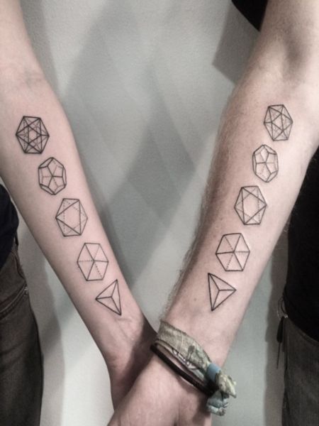 Geometric Shapes Tattoo